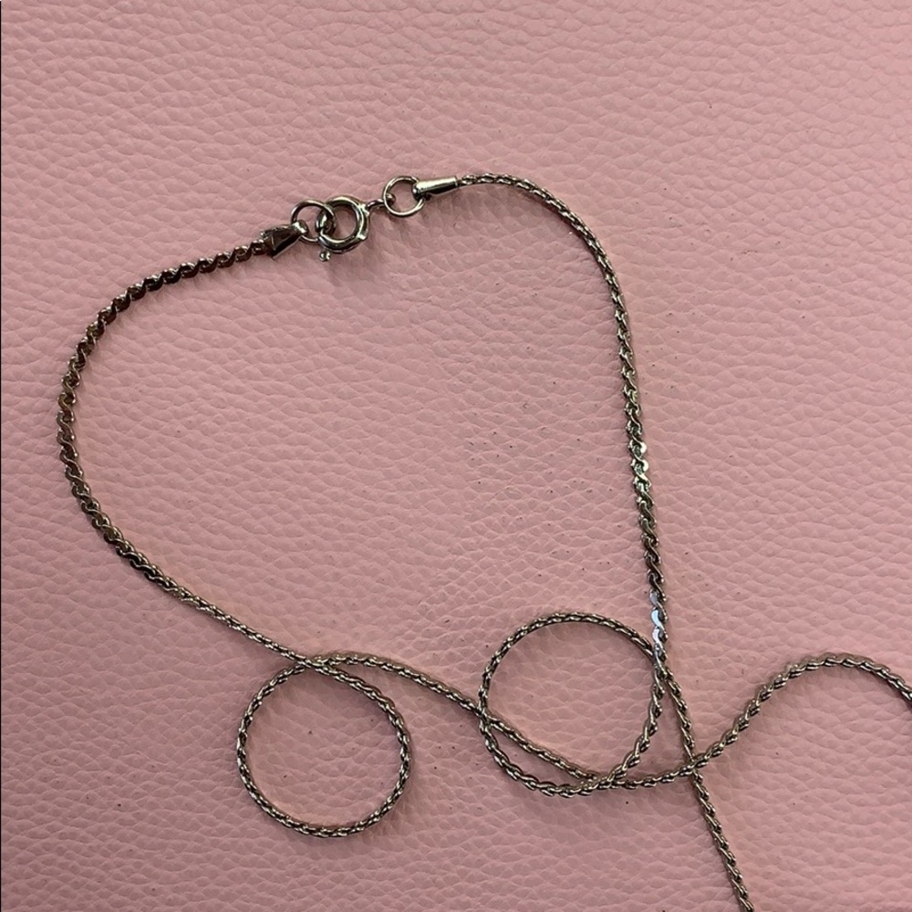 Magnetic Rhinestone Sterling Silver Circle Locket - Picture 3 of 8